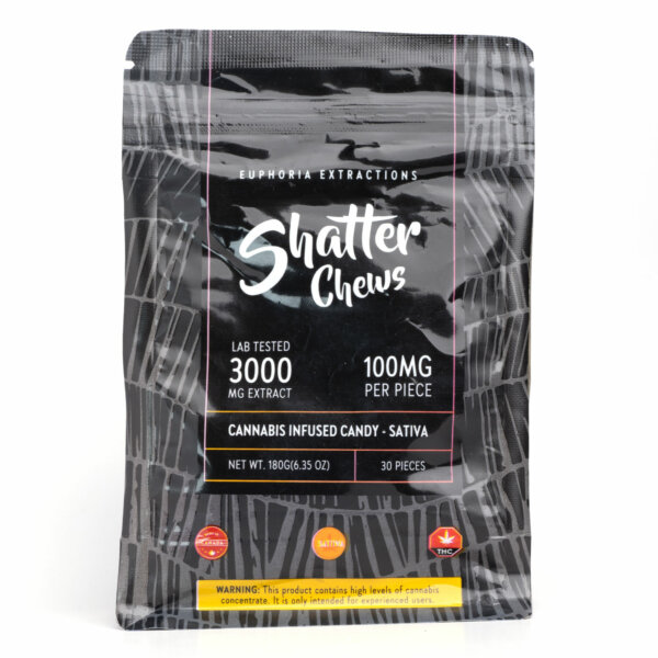 Sativa 3000mg Shatter Chews (Euphoria Extractions)